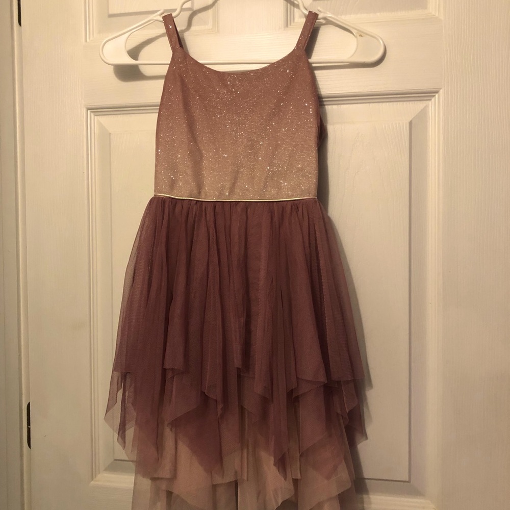 Sparkly mauve dress